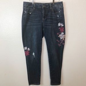Floral Print Denim Jeans | Venezia By Lane Bryant
